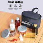 Ensemble de pots de stockage d'pices portables, pour camping en plein air, pique - nique, organisateur ...