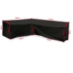 Ensemble de protection de canapé imperméable en forme de v, coin de jardin, patio, housse de meubles ... Ensemble de protection de canapé imperméable en forme de v, coin de jardin, patio, housse de meubles ...