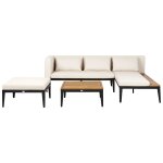 Ensemble de salon avec table bracciano beige clair