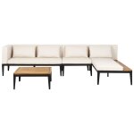 Ensemble de salon avec table bracciano beige clair