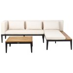 Ensemble de salon avec table bracciano beige clair