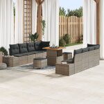 Ensemble de sofa de jardin 11 pièces avec coussins gris poly rattan acacia, sofa de jardin 2 places avec ... Ensemble de sofa de jardin 11 pièces avec coussins gris poly rattan acacia, sofa de jardin 2 places avec ...