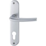 Poign�es sur plaques bec - de - cane - aluminium argent - san diego hoppe