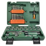 Ensemble de tarauds et matrices � main 40 pcs br�der mannesmann