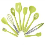 Ensemble d'ustensiles de cuisine - ensemble de 10 ustensiles de cuisine en silicone outils de cuisine ... Ensemble d'ustensiles de cuisine - ensemble de 10 ustensiles de cuisine en silicone outils de cuisine ...