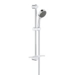 Ensemble vitalio comfort 100 grohe 26398000 douchette 2 jets + barre 60 cm + flexible 175 cm - chrome ...