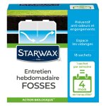 Entretien hebdomadaire pour fosses, 4 mois ou 1 an, starwax (4 mois - 450 gr) Entretien hebdomadaire pour fosses, 4 mois ou 1 an, starwax (4 mois - 450 gr)