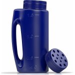 Epandeur manuel avec trou rglable, pratique pour engrais, gazon, semences, sel de dglaage, insectifuge ...