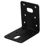 Equerre acier zingue noire magnodur 70x70x55, suki