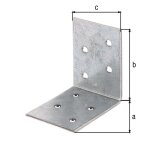 Equerre d'assemblage galva zingue sendzimir 50x50x40