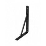Equerre wolfpack avec renfort noir 500 x 330 mm