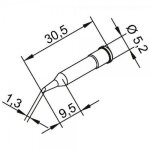 Ersa 0102wdlf35 panne de fer � souder diam�tre 3, 5 mm
