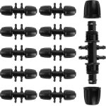 Ersan - lot de 10 raccords de tuyau d'arrosage, de thé barbe, de 1 / 2 à 1 / 4 barbed - connecteur ... Ersan - lot de 10 raccords de tuyau d'arrosage, de thé barbe, de 1 / 2 à 1 / 4 barbed - connecteur ...