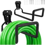 Ersan - 2 pices support de tuyau d'arrosage, support de tuyau d'arrosage en mtal robuste, enrouleur ...