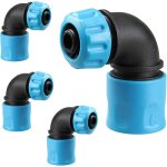 Ersan - 4 pièces 90connecteur tuyau arrosage, 1 / 2 gardena raccord, adaptateur tuyau arrosage, pour ... Ersan - 4 pièces 90connecteur tuyau arrosage, 1 / 2 gardena raccord, adaptateur tuyau arrosage, pour ...