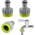 Ersan - lot de 6 adaptateurs de raccord de tuyau d'arrosage, pour raccord de robinet gardena, 1 / 2 ... Ersan - lot de 6 adaptateurs de raccord de tuyau d'arrosage, pour raccord de robinet gardena, 1 / 2 ...