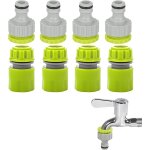 Ersan - adaptateur de tuyau d'arrosage 3 / 4 vers 1 / 2 ¿ lot de 4 raccords de robinet 2 en 1 et 4 ... Ersan - adaptateur de tuyau d'arrosage 3 / 4 vers 1 / 2 ¿ lot de 4 raccords de robinet 2 en 1 et 4 ...