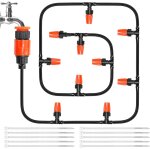 Ersan - kit dirrigation goutte  goutte automatique - systme darrosage polyvalent - jardin - serre ...