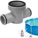 Ersan - raccord de tuyau de piscine p61408 en t de 3, 8 cm  3, 2 cm, 3 ttes avec joints toriques, accessoire ...