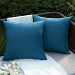 Ersan - taie d'oreiller extrieure impermable en polyester doux avec surface hydrofugfe housse de coussin ...