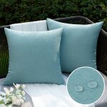 Ersan - taie d'oreiller extrieure impermable en polyester doux avec surface hydrofugfe housse de coussin ...