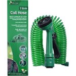 Ersan - tuyau d'arrosage en spirale, tuyau arrosage spirale extensible avec 7 modes pistolet arrosage ...