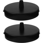 Ershi - 2pices base de lampe suspendue support de plafond rond pour eclairage dcoratif accessoire de ...