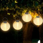 Ershi - lot de 4 lampions solaires d'extérieur résistants aux intempéries : 20 cm - lanterne led étanche ... Ershi - lot de 4 lampions solaires d'extérieur résistants aux intempéries : 20 cm - lanterne led étanche ...