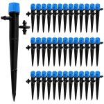 Ershi - 40 pices goutteur irrigation rglable, 360 degrs 8 - trou micro asperseur goutte  goutte pour ...