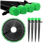Ershi - 50 pices goutteur irrigation rglable, 360 degrs 8 - trou micro asperseur goutte  goutte avec ...