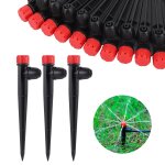 Ershi - lot de 50 spots d'irrigation goutte - à - goutte réglables à 360 degrés sur 5 avec piquet pour ... Ershi - lot de 50 spots d'irrigation goutte - à - goutte réglables à 360 degrés sur 5 avec piquet pour ...