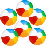 Ershi - 6 pièces ballons de plage gonflables 30 cm ballon de natation arc - en - ciel balles de piscine ... Ershi - 6 pièces ballons de plage gonflables 30 cm ballon de natation arc - en - ciel balles de piscine ...