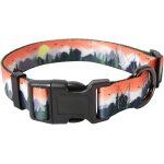 Ershi - collier pour chien, collier de style doux et confortable avec motifs uniques fleurs multicolores, ...