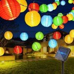 Ershi - guirlande lumineuse solaire extrieur, 30 leds guirlande solaire exterieur 6m guirlande guinguette ...