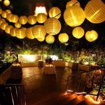 Ershi - guirlande solaire extrieure 6m 30 led guirlande lumineuse lanterne blanc chaud avec 2 modes ...