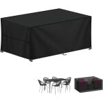 Ershi - housse table de jardin, 150x80x70cm bâche salon de jardin rectangulaire housse protection salon ... Ershi - housse table de jardin, 150x80x70cm bâche salon de jardin rectangulaire housse protection salon ...