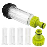 Ershi - kit de filtre  eau 3 / 4  avec 4 filtres et adaptateur rapide pour nettoyeur haute pression, ...