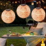 Ershi - lampion solaire exterieur, 3 pièces 25cm lanternes led solar, lanterne de jardin en nylon, lanterne ... Ershi - lampion solaire exterieur, 3 pièces 25cm lanternes led solar, lanterne de jardin en nylon, lanterne ...