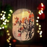 Ershi - lanterne solaire exterieur jardin, lampion solaire exterieur 26cm, lampions solaires, lanterne ...