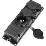 Ershi - orno ae - 13166 multiprise exterieur tanche rsistance  l'humidit et aux chocs sparateur ...