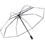 Ershi - parapluie transparent pliant coupe - vent parapluie ouverture et fermeture automatique portable ...