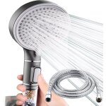 Ershi - pommeau de douche et tuyaux, triple filtration, 5 modes, pommeau de douche haute pression avec ... Ershi - pommeau de douche et tuyaux, triple filtration, 5 modes, pommeau de douche haute pression avec ...