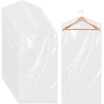 Ershi - protecteur de vtements en plastique transparent, sacs de nettoyage  sec, housses de vtements ...