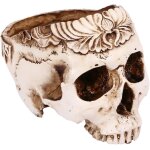 Eryi - 1 pc résine crâne fleur succulente pot de fleurs squelette sculpté comme sur la photo résine sucre ... Eryi - 1 pc résine crâne fleur succulente pot de fleurs squelette sculpté comme sur la photo résine sucre ...