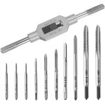 Eryi - 11 pices mini jeu de tarauds mtriques hss, tarauds machine m1 - m3. 5 outil de filetage taraudant ...
