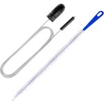 Eryi - 2 pices brosse de nettoyage flexible a double tte, furet deboucheur, outil de dbouchage d'evier, ...