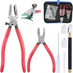 Eryi - lot de 4 pinces a verre robustes avec coupe - verre et coupe - verre a pointe en carbure pour ...