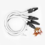 Eryi - 4 tendeurs elastiques d'attache rapide pour piscine 75cm, diamtre 8mm, sangle rsistante pour ...
