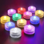 Eryi - bougies chauffe - plat led sans flamme, mini lumire sous - marine, 100 heures d'eclairage led ...