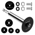 Eryi - coupe - tuyau intrieur pour tuyau en pvc avec 5 lames de rechange, tige hexagonale de 6, 35 mm ...